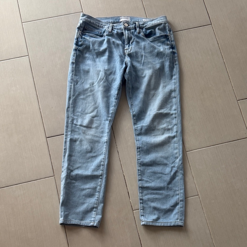 Frame Denim Light Blue Straight Jeans